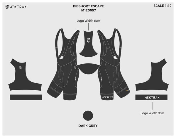 2026 - Elite Bib Charcoal